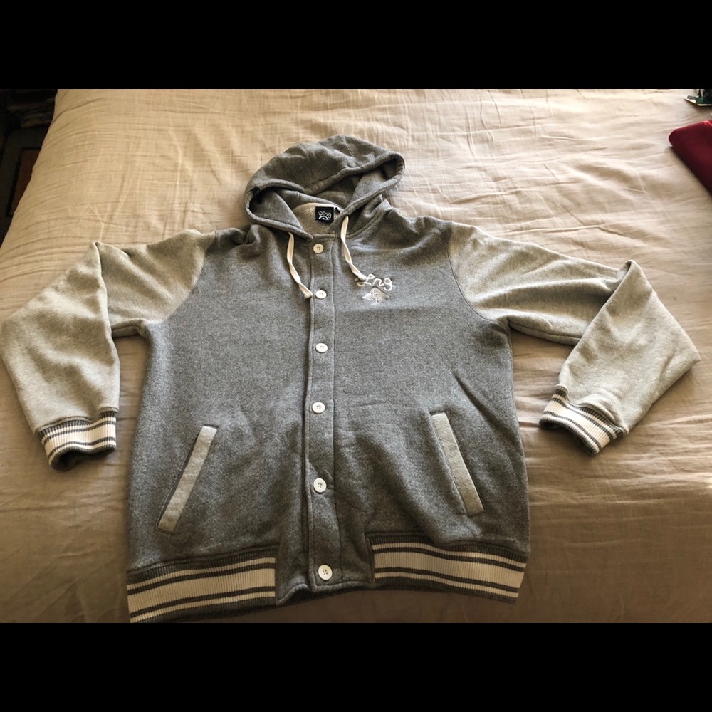 LRG button up Hoodie